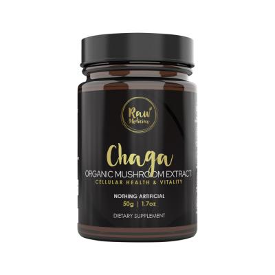 Raw Medicine Organic Mushroom Extract Chaga 50g